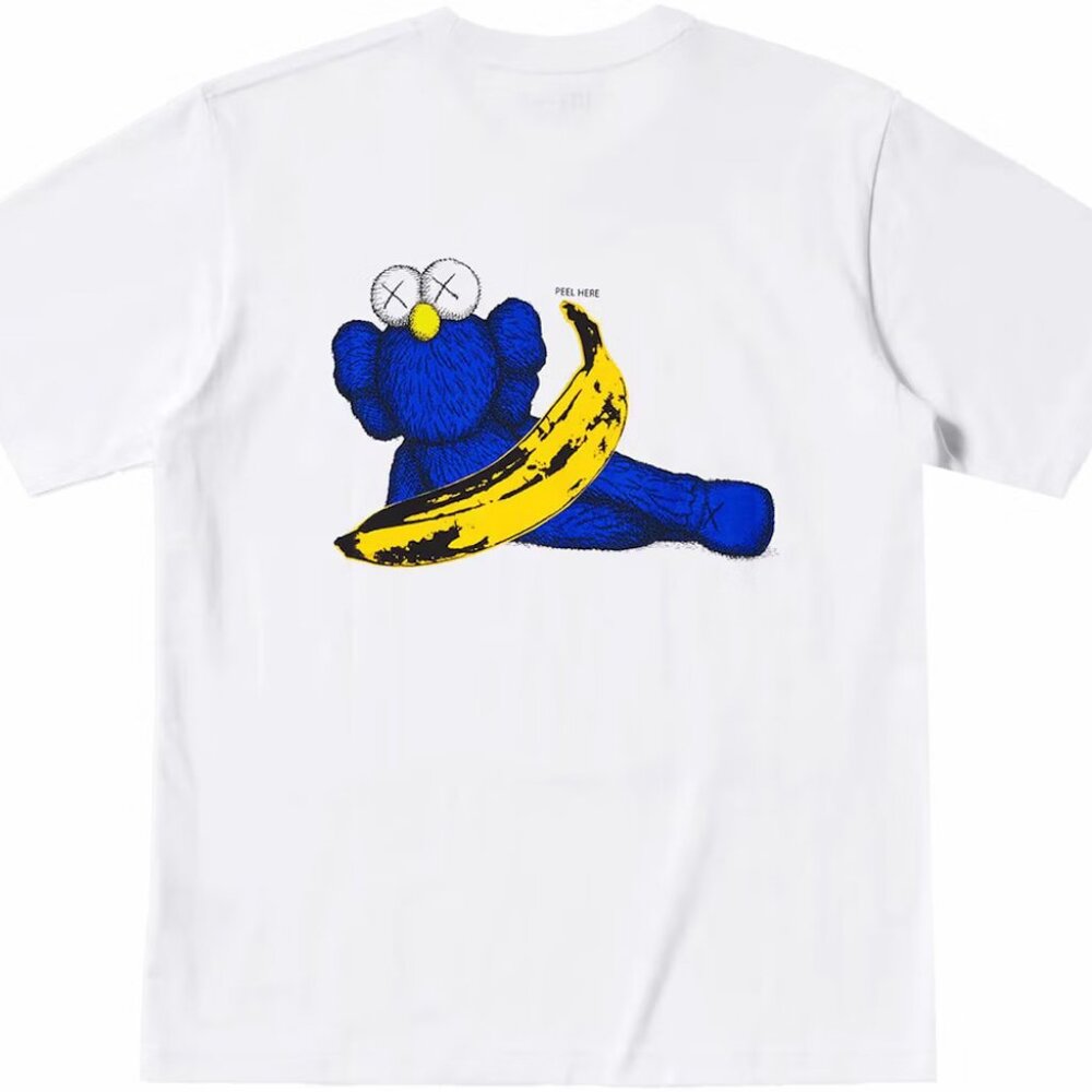 KAWS x Uniqlo Warhol UT Graphic T-shirt White. 471321 Brand New Size XL
